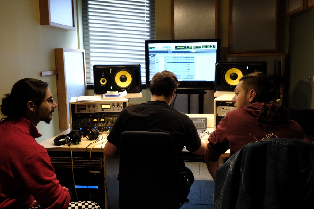 Enregistrement de "See You Tomorrow" dans les studios de l'IAD (06.02.2023)